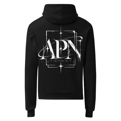 Juodas hoodie apie nieka